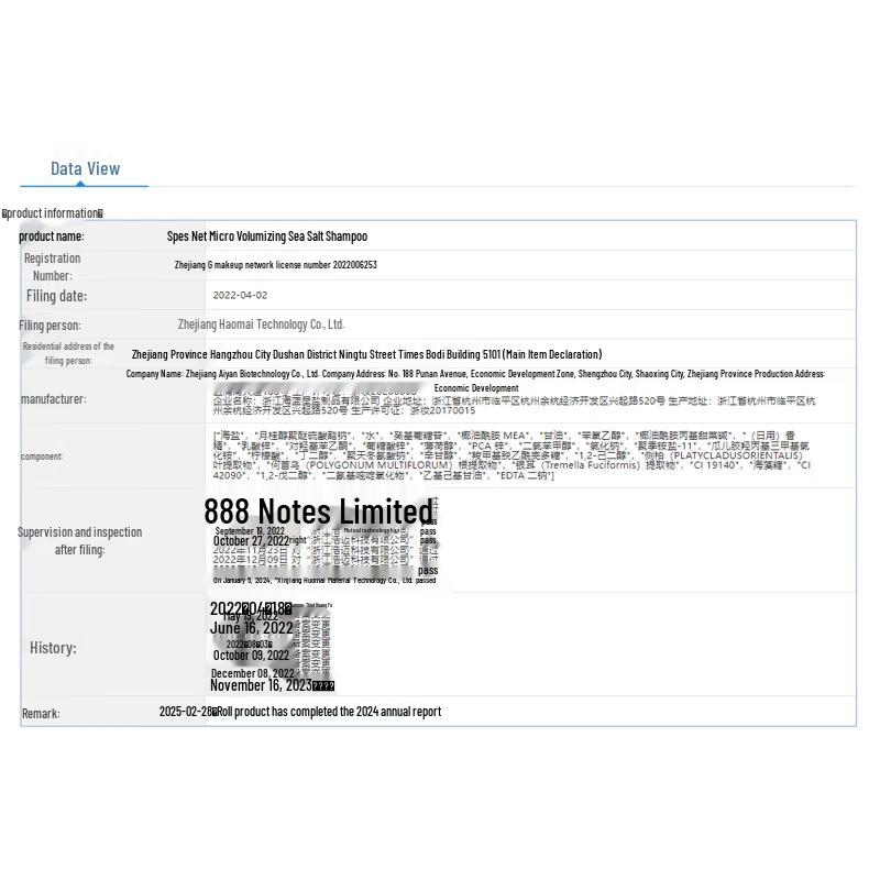 Spes Sea Salt Scalp Scrub Shampoo