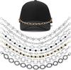 Vielseitiges Metall-Hutketten-Accessoire - Stilvolle, Abnehmbare Mode-Hardware-Kette