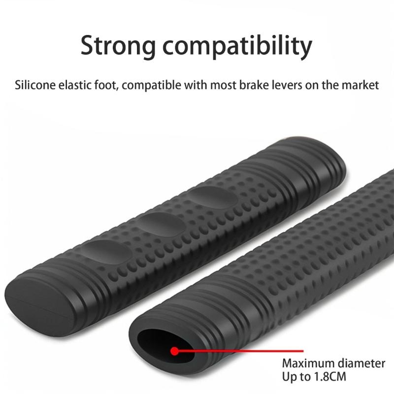2pcTear Resistant Silicones Bike Brake Grip Multicolor Mountain Bike Brake Lever for Daily Cyclists