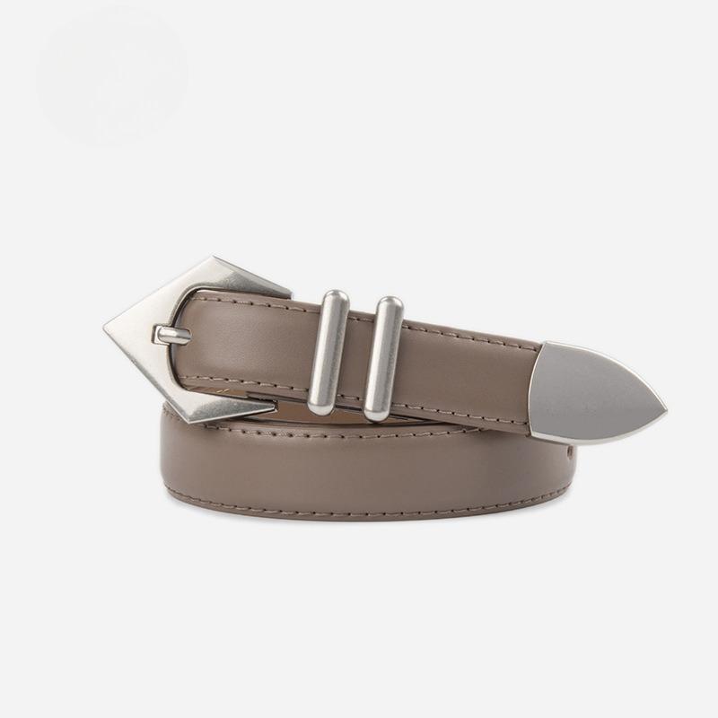 Genuine Leather Belt Cowhide with Jeans Casual Pants Belt Women Fashion Versatile Belt