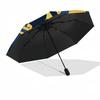 Real Madrid Legend Ronaldo Outdoor Automatic Umbrella Retractable Design with 8-Rib Durability Foldable Design Travel Essential Fashionable