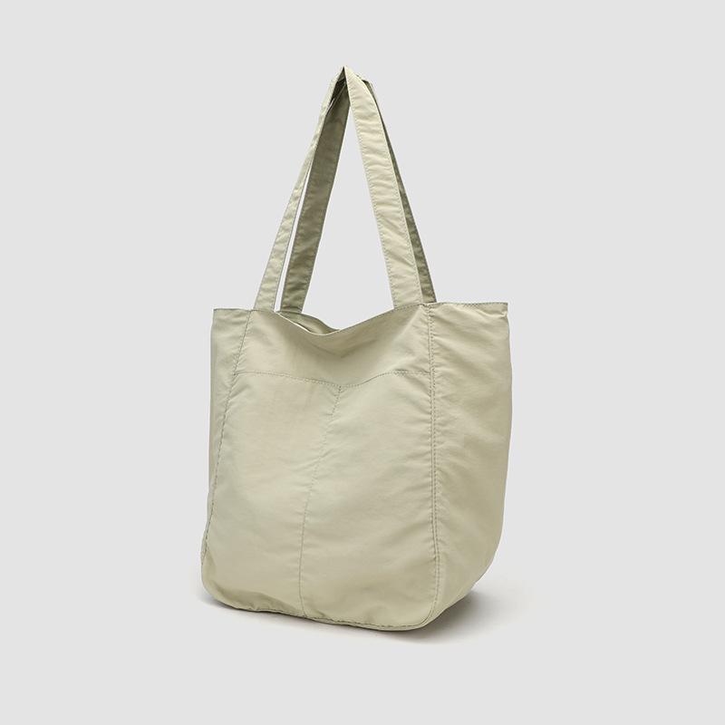 Borsa a tracolla casual impermeabile in nylon stile giapponese per donna design di nicchia borsa tote in tela di grande capacità per pendolari