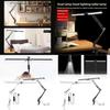 Modern Minimalist Foldable Desk Lamp With Aluminum Clamp And Usb Port For Nail Art And Makeup Work