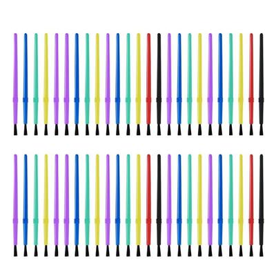 50 Pcs Nylon Hair Paint Brushes Art Supplies Small Watercolor Painting Brushes Set for Adult Students