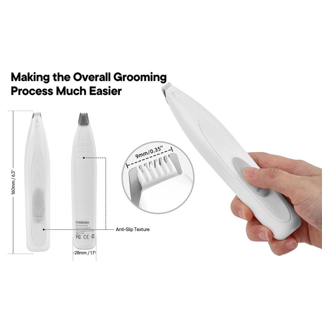 Dog Shaver Quiet Electric Pet Trimmers Shaver Professional Grooming Tool for Thick Coat Hair for Cats Small Large Dogs