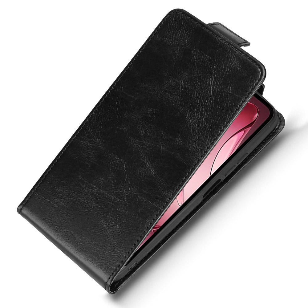 For Oukitel C60 Pro/C60 Stand Case Magnetic Clasp Vertical Flip Leather Phone Cover with Card Holder