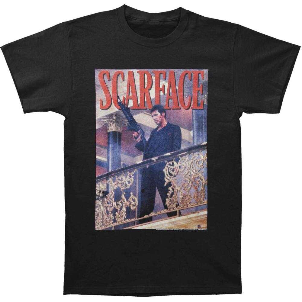 

Scarface Railing Shot Black Unisex T-shirt