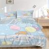 3pcs Balloon Cinnamoroll Idea Print Cover Set Ultra Soft, Breathable, and Comfortable Bedding with Stylish Design for Bedroom and Guest Room Deco