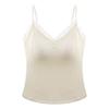 Spring and summer polished thermal vest with chest pad, free bra, integrated pure lace base with suspender top