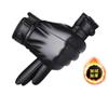 Men'S And Women'S Touch Screen Leather Gloves Winter Warm Waterproof Windproof Piled Thickened Outdoor Motorcycle Riding Gloves