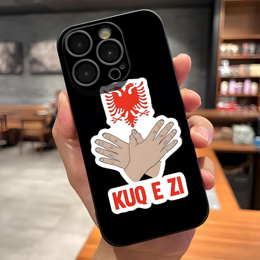 Albania Logo Phone Case For IPhone 17 Pro Max 15 Pro 16 14 Plus 12 13 Mini 11 Pro Shockproof Soft Cover