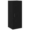 Wall Cabinet Black Oak 34.5 x 34 x 90 cm Engineered Wood