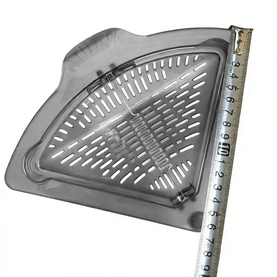 Triangular Magnetic Drain Basket Sink Corner Strainer Triangular Kitchen Sink Drain Basket Waste Catcher for Debris Food Scraps Leftovers