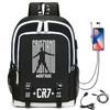 3 Piece School Backpack Set for Students Large Capacity Oxford Cloth Schoolbag with Shoulder Strap and Pencil Case