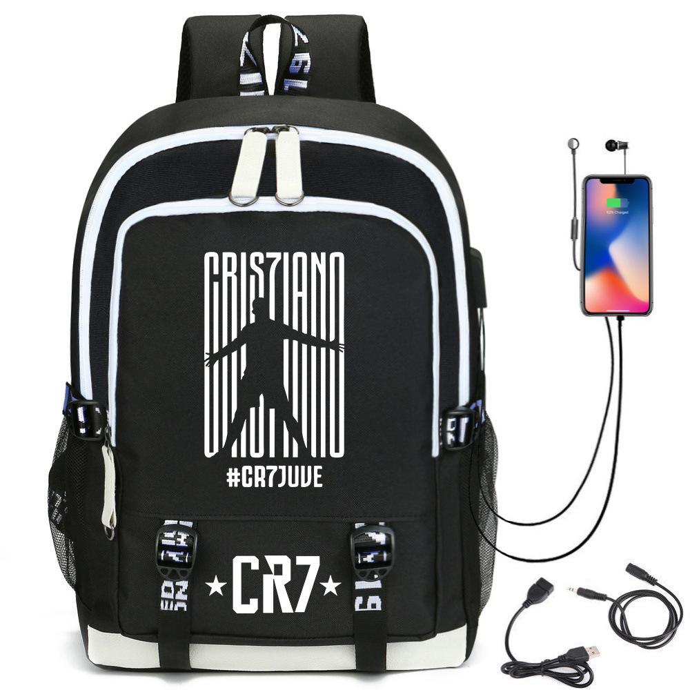 3 Piece School Backpack Set for Students Large Capacity Oxford Cloth Schoolbag with Shoulder Strap and Pencil Case