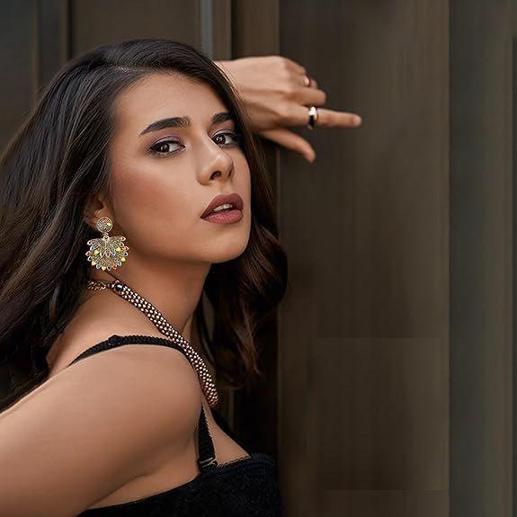 Women Fashion Combo for Girls | Combo Pack of 12 Set | Women Artificial Gold Plated | Fancy Latest Alloy Chandbali Earring Drops & Danglers | All