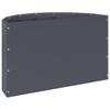Planter Anthracite 60 X 30 X 35 Cm Steel