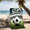 Beach Towel with Borussia Monchengladbach logo Pattern - soft,absorbent,machine washable Lightweight&Modern,swimming,Travel Essentials