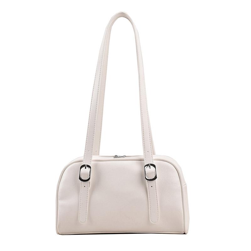 Commuter Women's Shoulder Bag Luxury Handbag Pure Color Fan You Bag Large Capacity Pillow Underarm Bag