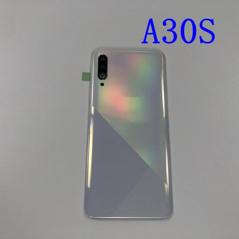 

Корпус для Samsung Galaxy A30s A307 A307F A307G Задня батарея Задня дверна панель Запасні частини з камерою білий