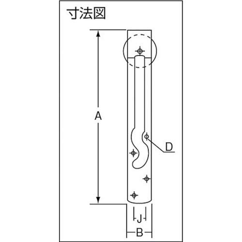Daiken HW40N Hanging Door Roller, 40mm Diameter, Beige (Munsell Designation 5Y7/1)