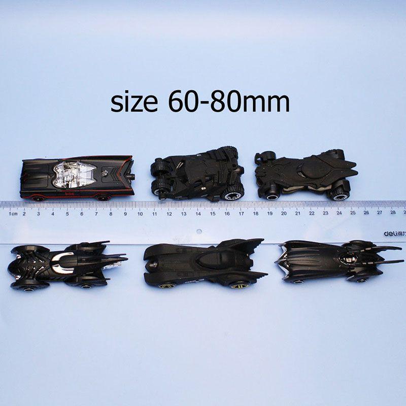 Prémiová kvalita 7 ks/šarže The Dark Knight Batman Autíčka Modelová Slitina Diecast PVC