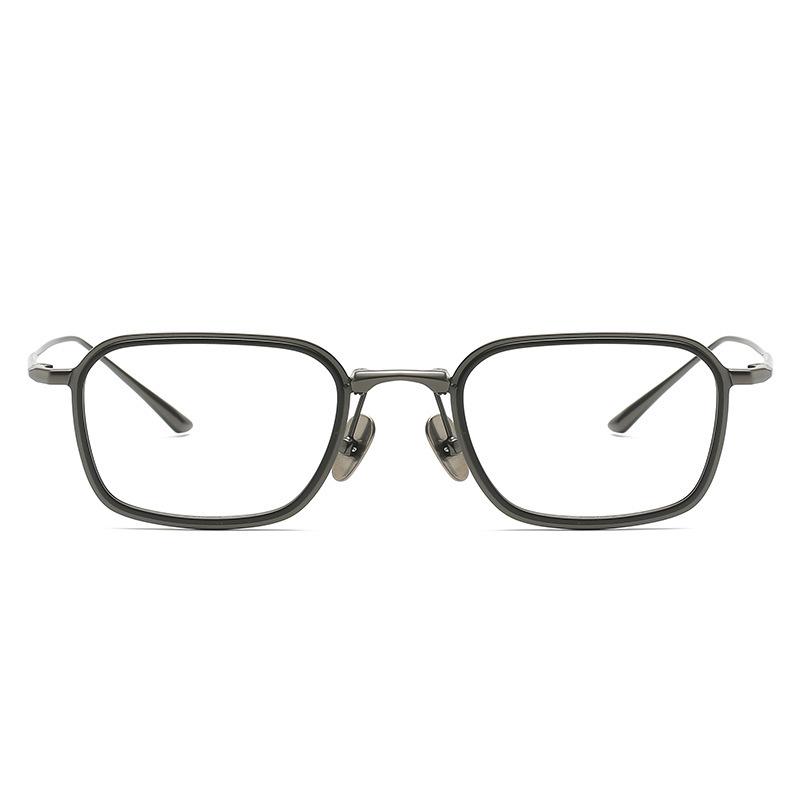 Titanium Frame, Box Bradbury Live Broadcast Big Face Men And Women Can Be Equipped With Anti-Blue Light Myopia Glasses Frame
