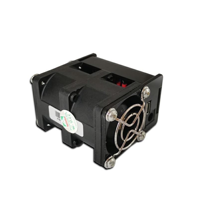 Violent Fan Finished Product with Black Housing High-Power Fan Control Module Cooling Blowing Soldering Smoke Extraction