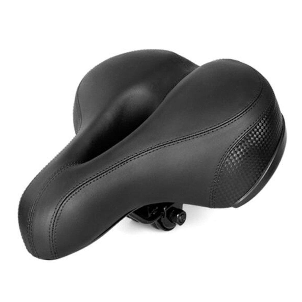 Poilee Bicycle Saddle Soft Ergonomic Prostate Saddle A012 - Comfortable, Shock-Absorbing, Perforated, Saddle, Wide, Thick, Design,