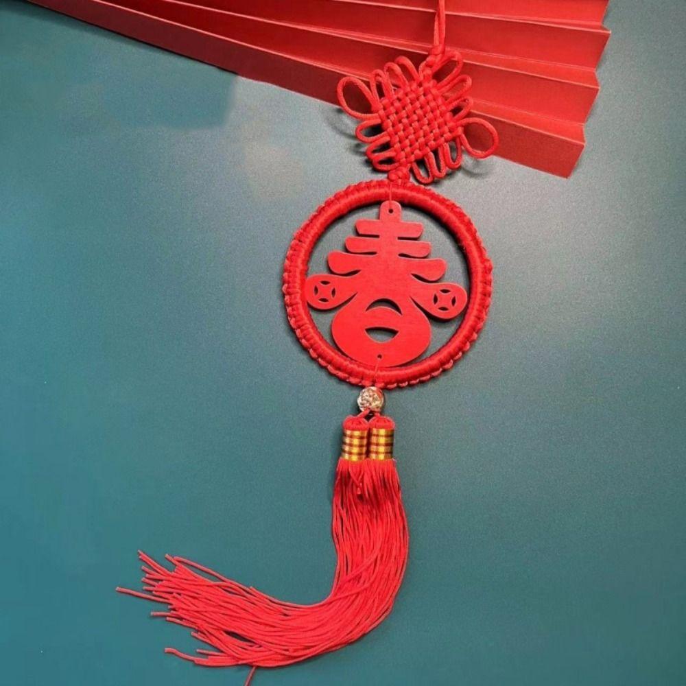Reusable Spring Festival Hanging Pendant Traditional New Year Ornament  Potted Plant