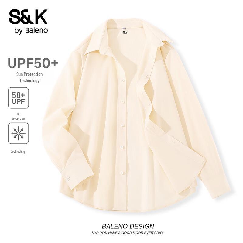 Baleno Women s S&K Ice Silk UV Protection Sun Shirt S абрикосовый