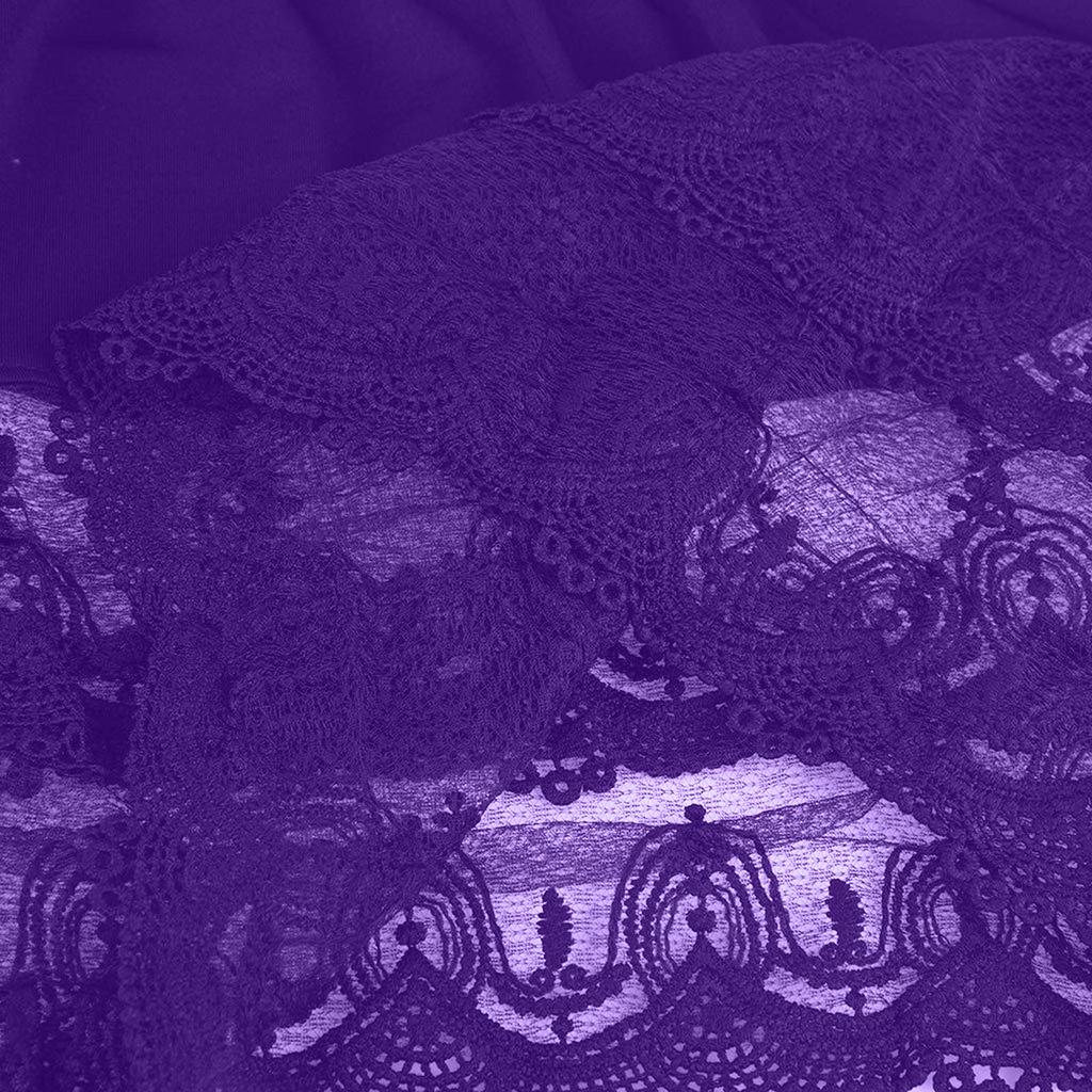 Women's Lace Hollow Stitching Short Skirt Anti-Walking Hem Short Skirt