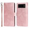 Suitable for Google Pixel 6 phone case, Google Pixel 6Pro mid-buckle retro double-fold clamshell leather case