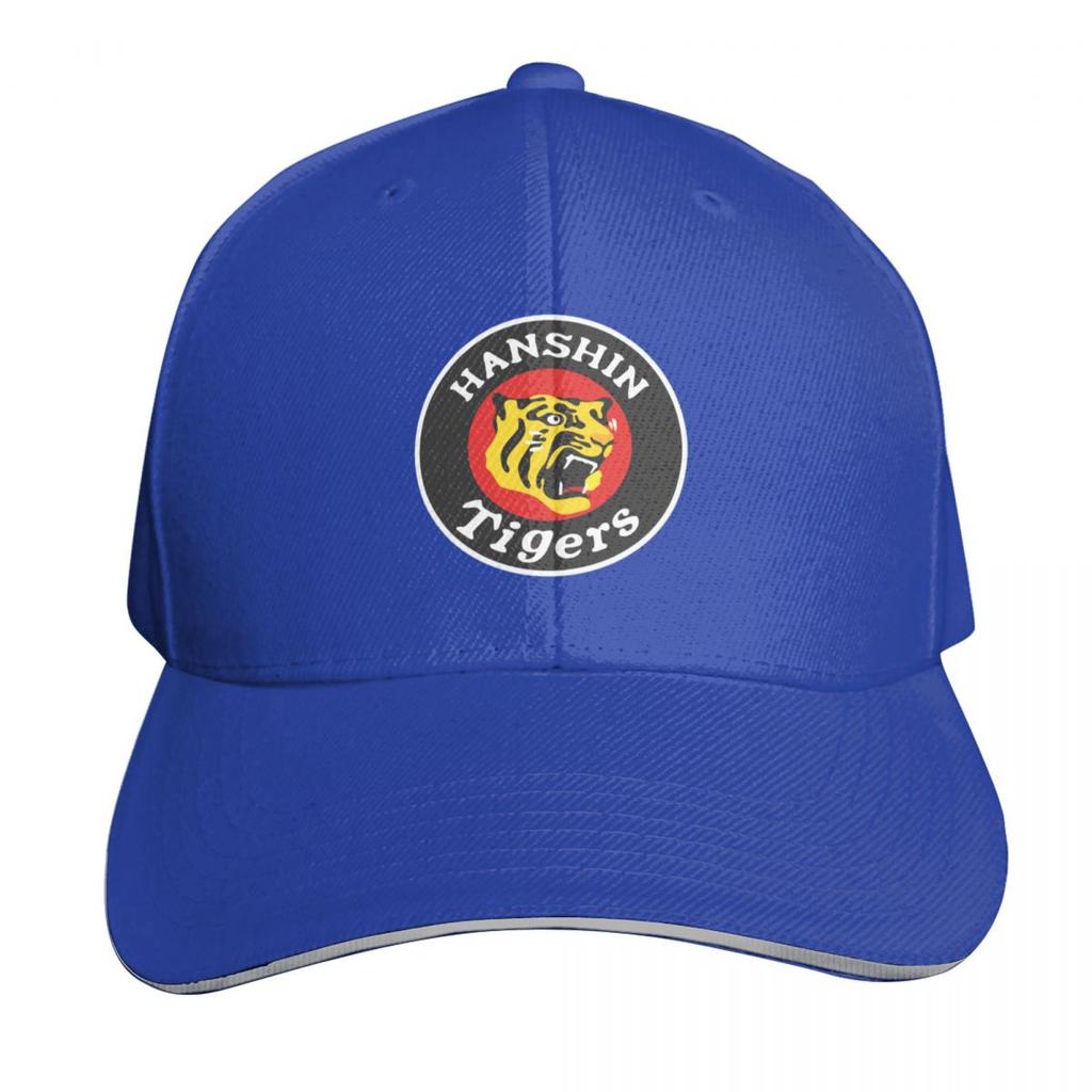 Vintage Hanshin Tigers Design Essential Baseball Cap Hard Hat Golf Hat Unisex Hood Women Caps Unisexs
