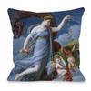European Royal Court Madame Duchess Goddess Women Portrait Painting Cushion Covers Rococo Style Decorative Pillows For Sofa