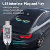 USB Dynamische Animation LED Augen Display Pixel Panel für Auto LKW Dämonenaugen LED Bildschirm Licht Front Heck Windschutzscheibe Dekoration