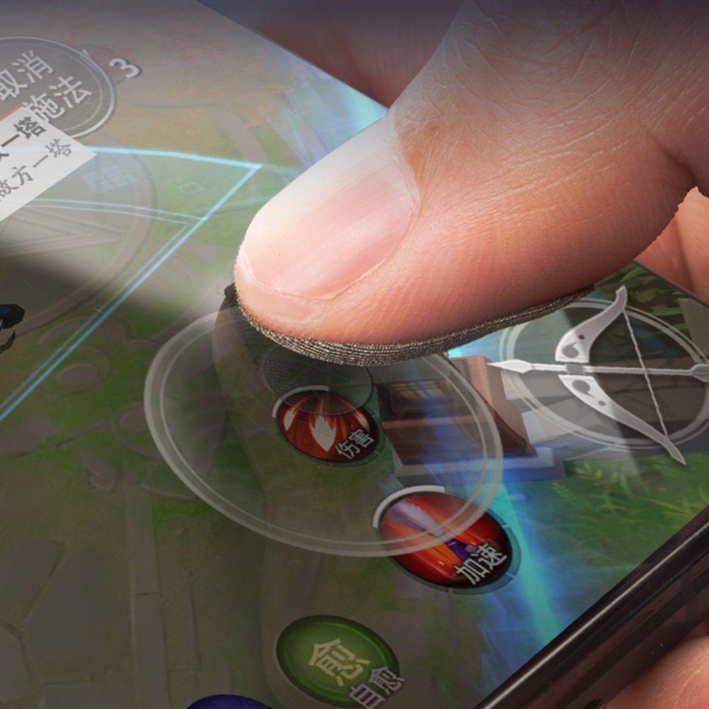 10PCS Sensitive Finger Cots Cover Non Slip Fingertips Anti Sweat Gaming Finger Sleeve