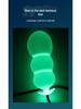 Extra Large Luminous Inflatable Anal Plug with Rolling Ball for Male/Female Use