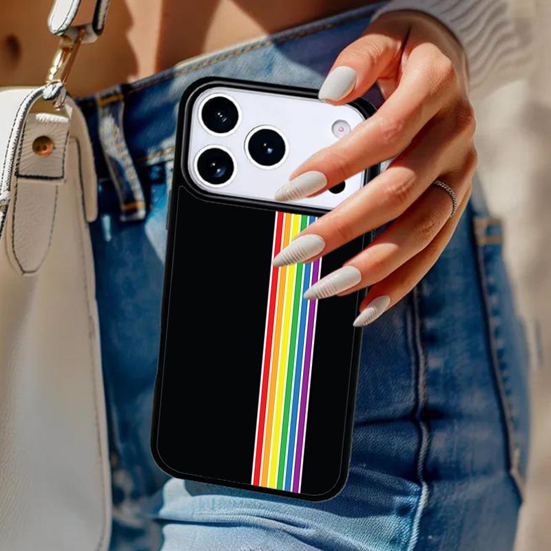 Gay Pride Flag LGBT Phone Case For iPhone 17 Air 14 15 13 12 Max Cover For Apple 14 15 16 16e 11 Pro Max Plus Coque