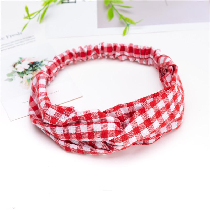 Mote Kvinner Jenter Sommer Bohemsk Hårbånd Print Pannebånd Vintage Kryss Turban Bandasje Bandanaer Hårbånd Hårtilbehør