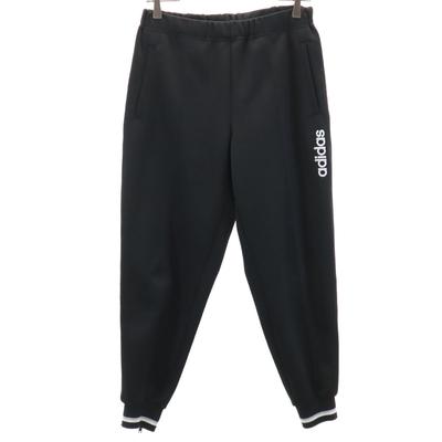 Adidas Anos 80 Vintage feito por Descente treino Calças de jérsei compridas M preto Masculino Usado