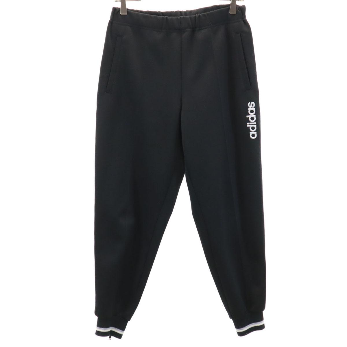 

adidas 80-е Винтаж производства Descente тренировочные Длинные трикотажные штаны M черный Мужские Б/У