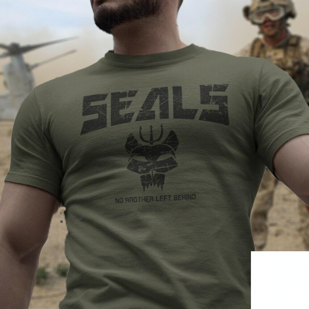 GUOYAN TOP NIEUW . Navy Seals Bravo Team DEVGRU Speciale Krachten Elite Soldaten Mannen T-shirt Kort Casual 100% Katoen Shirts 2XL