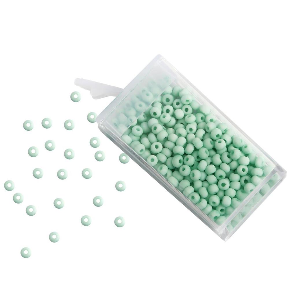 350ks 3mm vysoce kvalitní skleněné rokajlové korálky Macarons Matné lesklé skleněné korálky pro náušnice Náramek Náhrdelník Výroba vlastních šperků