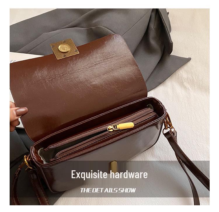 2025 Trendy Retro Chic Autumn/Winter Versatile Underarm Square Bag - High-End Commuter Shoulder/Crossbody