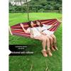 Series Clear Outdoor Rainbow Canvas Hammock
