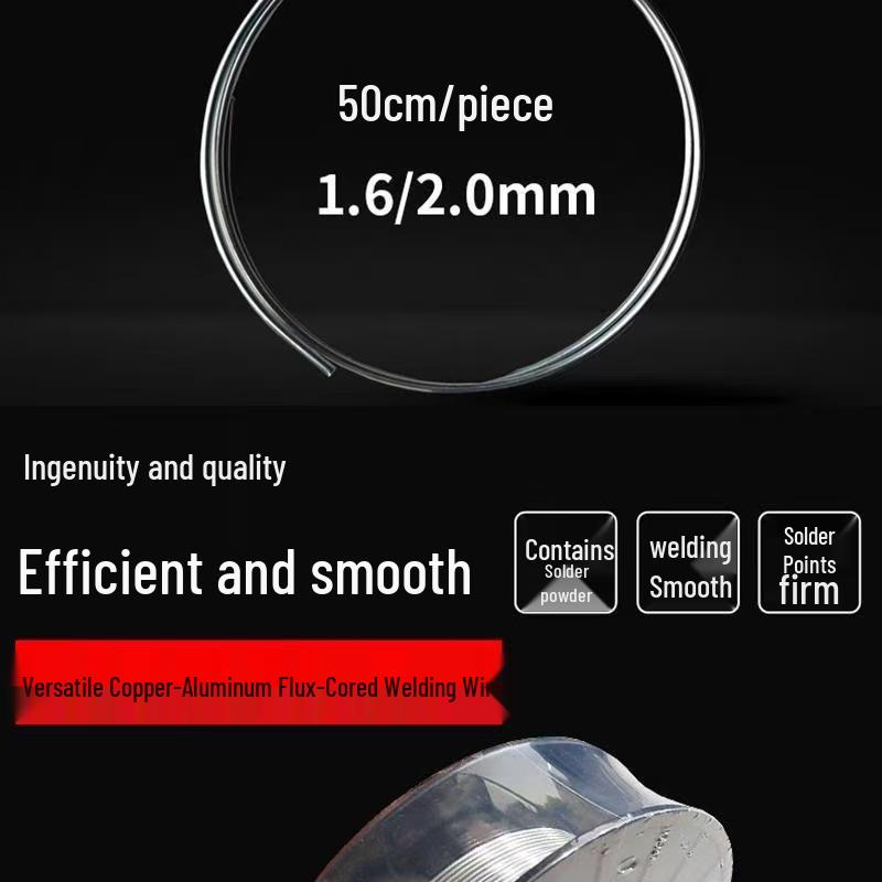 Low Temp Copper-Aluminum Flux-Cored Welding Wire for Blowtorch and HVAC Systems.