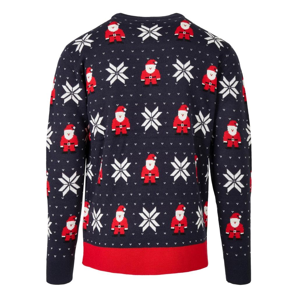 Urban Classics Mens Nicholas Snowflake Christmas Jumper