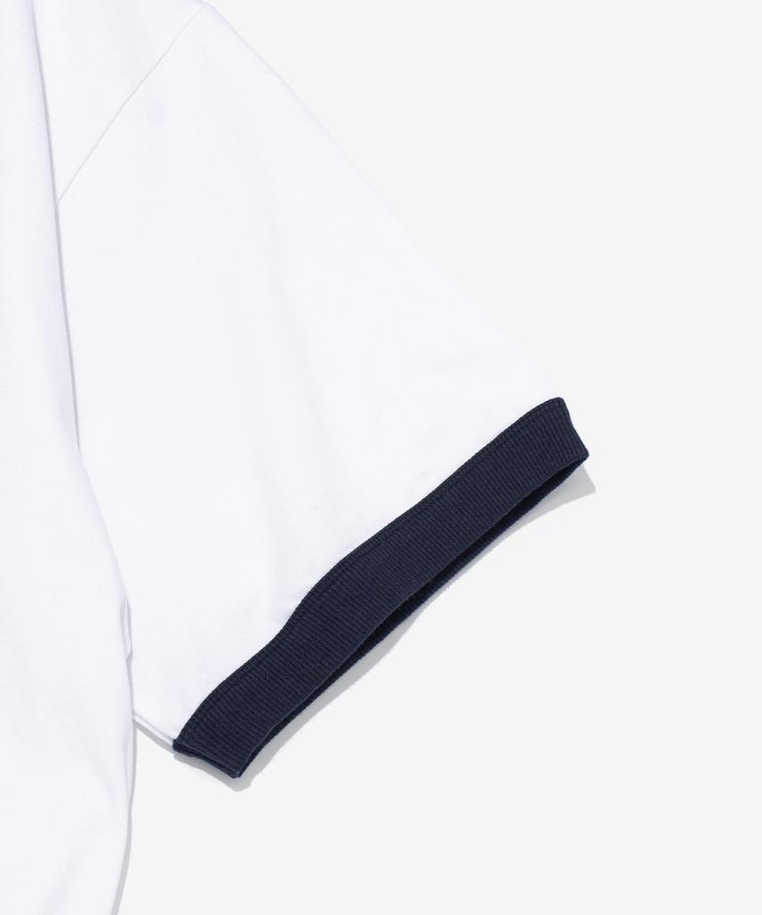 Cargo Bros Washed Heritage Garment Ringer T-Shirt (White)