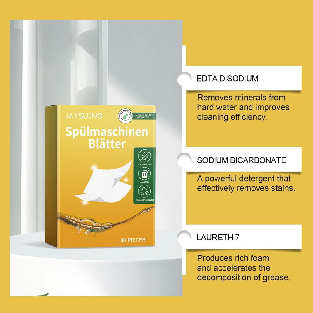 Oppvaskmiddeltabletter Kjøkken Oppvask Avfetting & Avfetting Frisk Skånsom Oppvask Oppvasktabletter